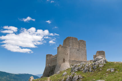 Abruzzen Castello nur eine der vielen Burgen der Abruzzen