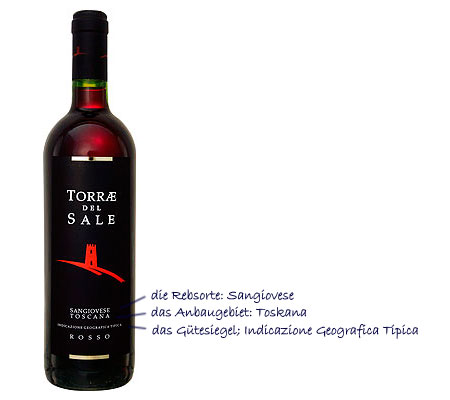 igt_sangiovese_toscana Torrae del Sale, ein IGT-Wein aus der Toskana