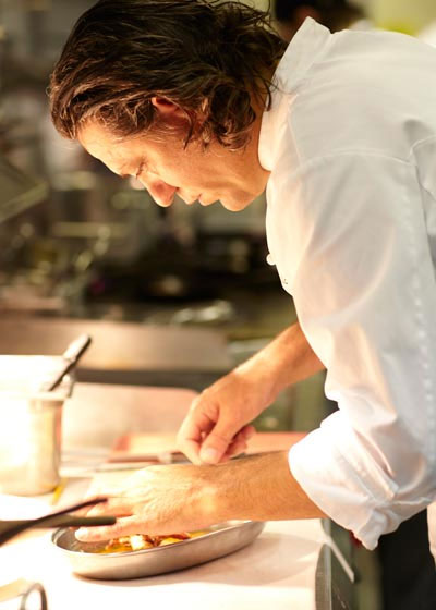 Giorgio Locatelli Giorgio bei der Arbeit (Bildrechte bei http://www.locandalocatelli.com)
