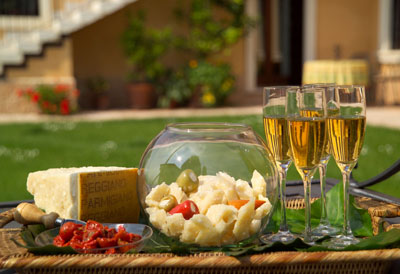 parmigiano_in_giardino Parmigiano als Antipasto