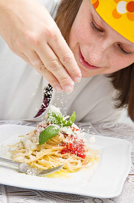 Grana Padano und Pasta
