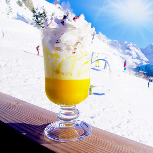 Bombardino mit Sahne