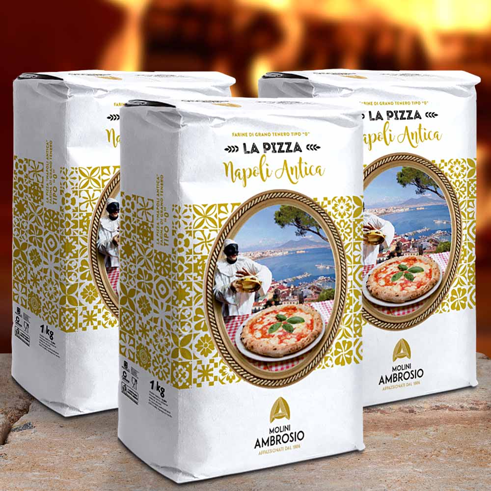 Vorteilspaket Pizzamehl Napoli Antica - 3 x 1 kg