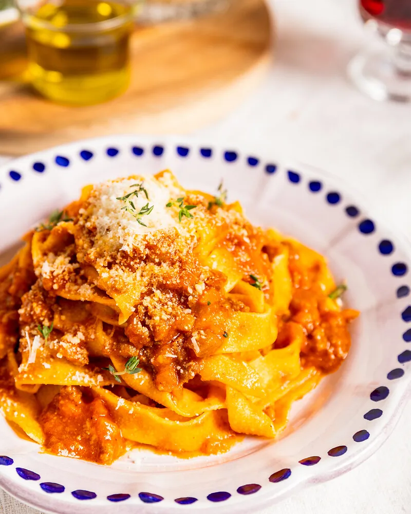 Ragu alla Bolognese con Pappardelle