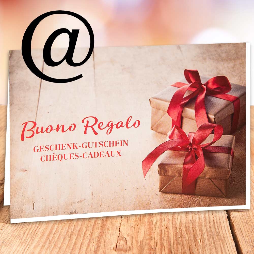 40 CHF Geschenkgutschein - via E-Mail