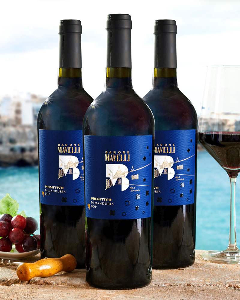  Primitivo di Manduria DOP - Sparset 3 x 0,75 l