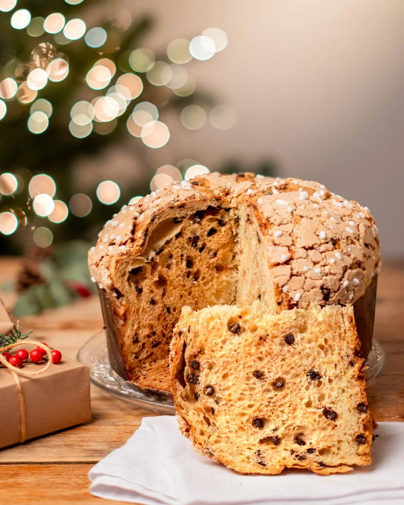 Panettone mit Schokolade - im Geschenkkarton
