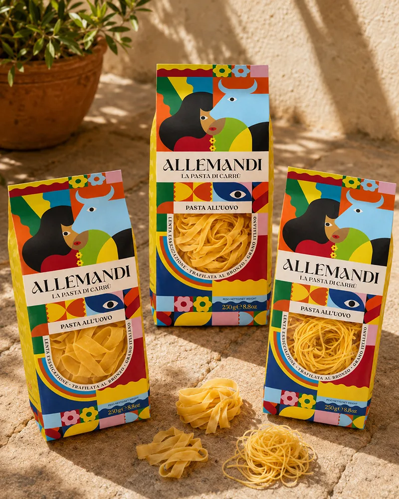 Probierset Allemandi Eierpasta 3x250g