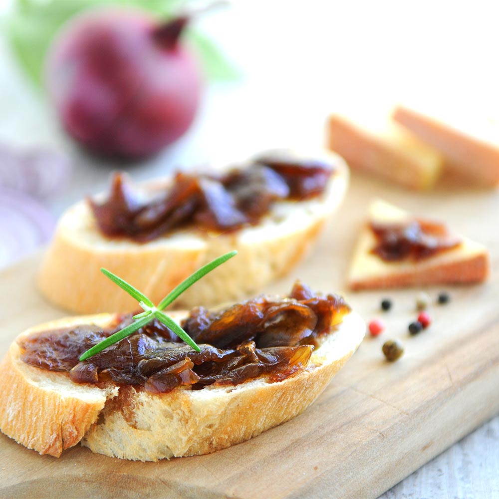 Rote Zwiebelkonfitüre
