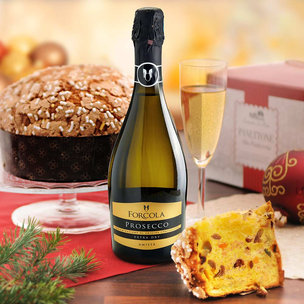 Prosecco mit Panettone - Geschenkset