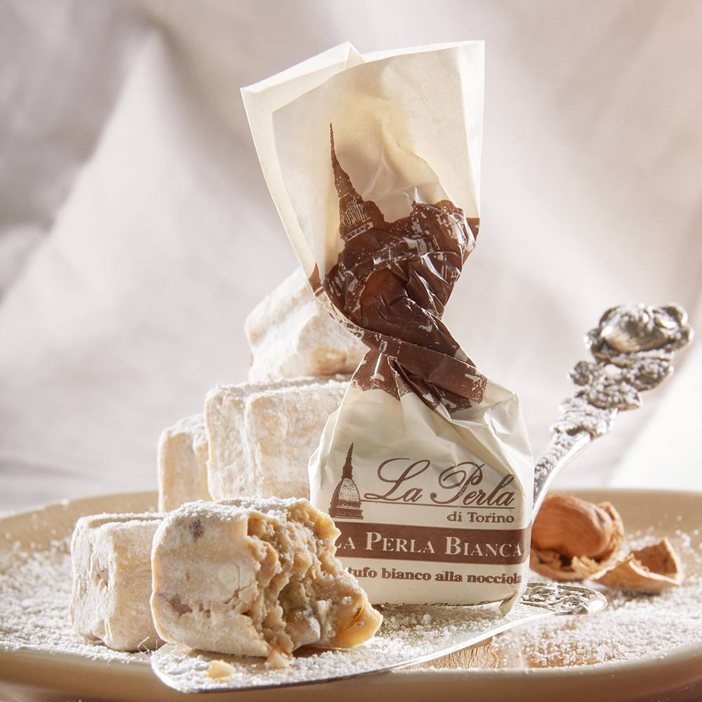 Tartufi - Haselnuss und weiße Schokolade – mit Schokoladenstücken