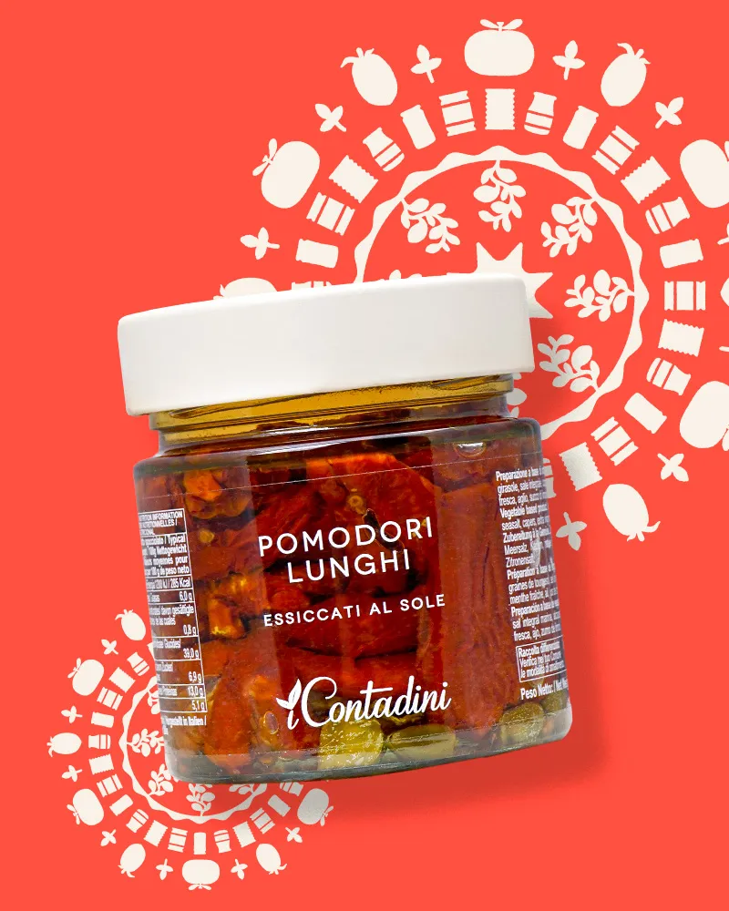 Sonnengetrocknete Würz-Tomaten – mit Gläsern ergänzt