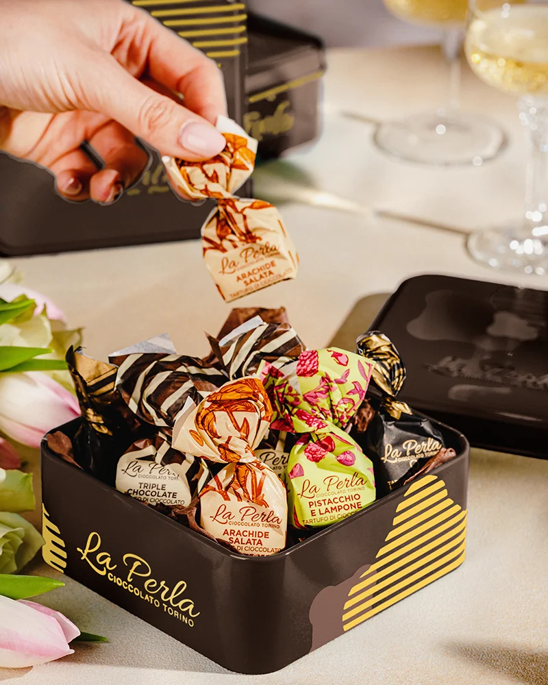 Tartufi - Mix in Präsentdose, braun