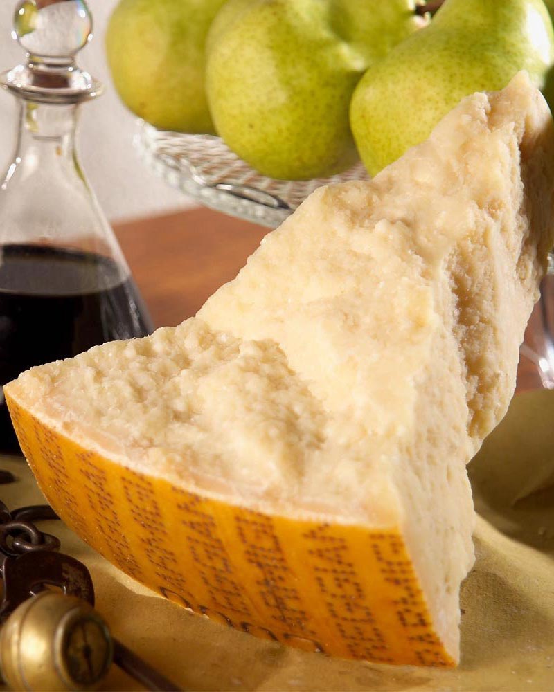 Parmesan vieilli extra-vieux durant 72 mois, 1 kg, coffret cadeau Parmesan DOP im Geschenkkarton, 1kg 72 Monate gereift