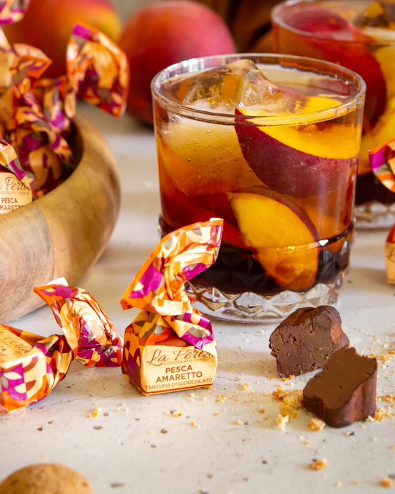 Tartufi - Pfirsich und Amaretto Tartufi - Pfirsich und Amaretto