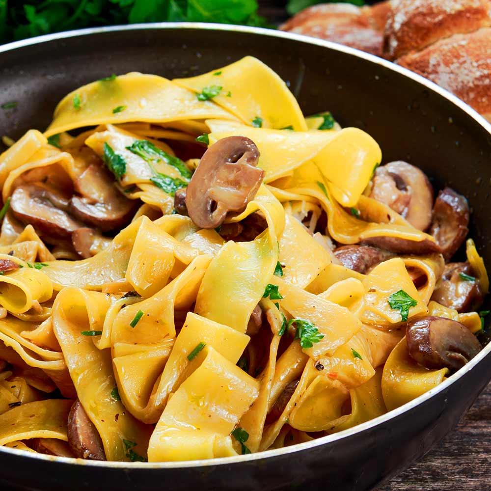 Pappardelle - frische breite Bandnudeln, Bio