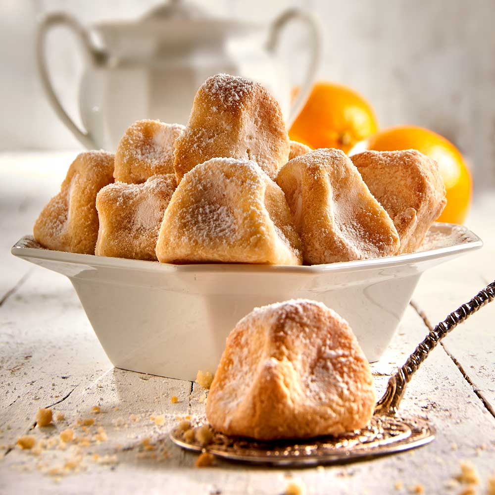 Amaretti morbidi all arancio 