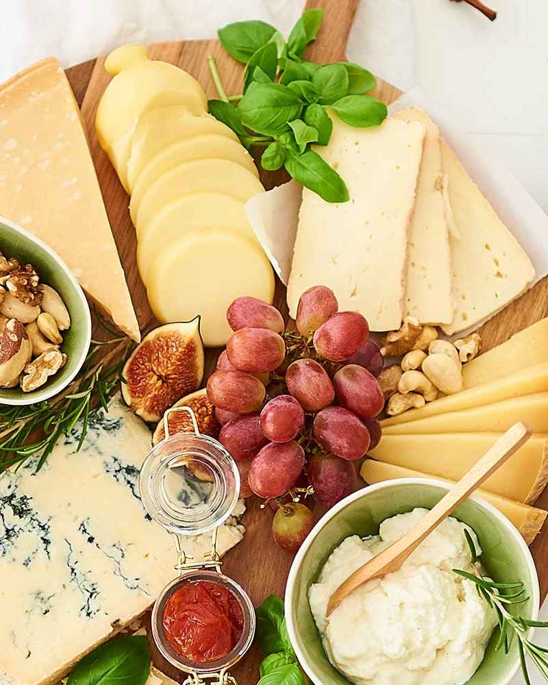 Set de différents fromages italiens Italienische Käseplatte - Probierset