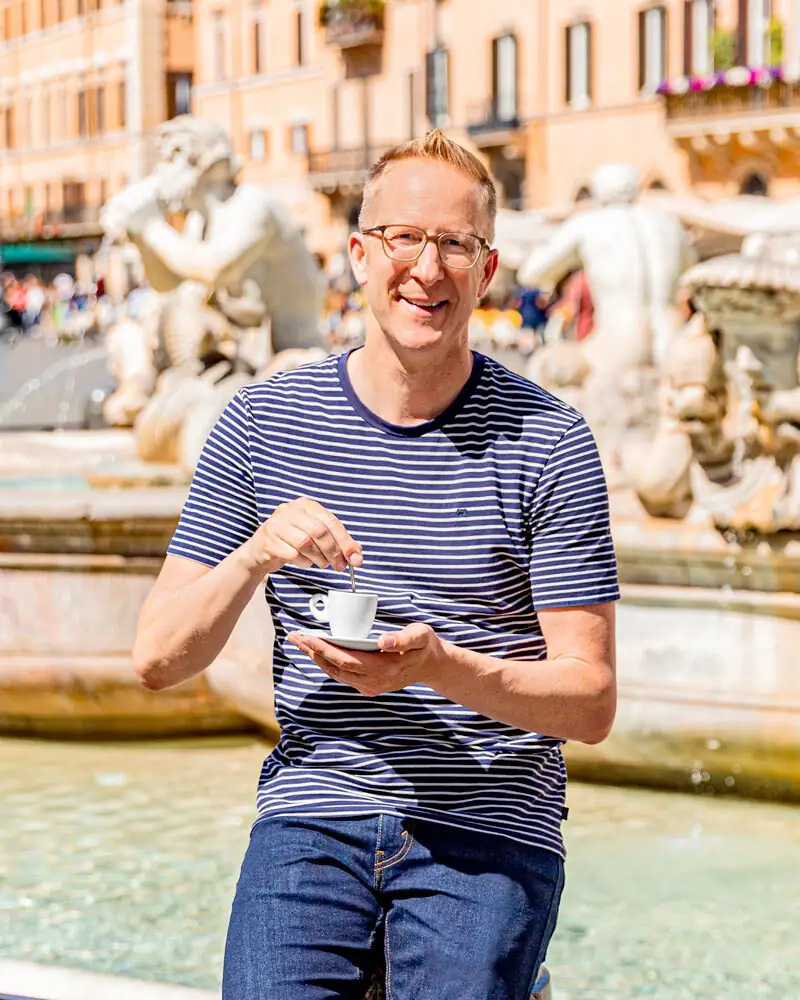 Jens vorm Trevibrunnen Jens vorm Trevibrunnen