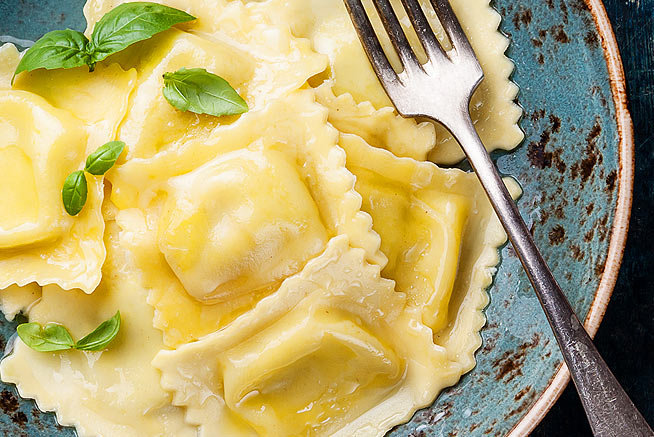 Große Tortellini mit Trüffel