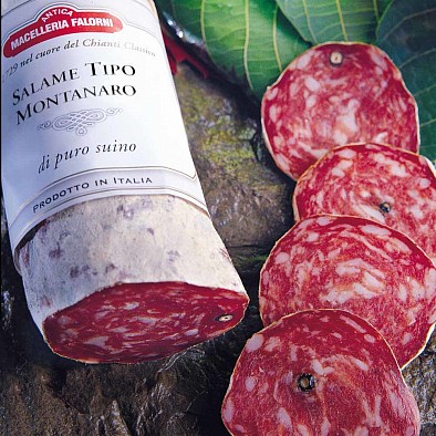 Salami des montagnes - spécialité de Toscane