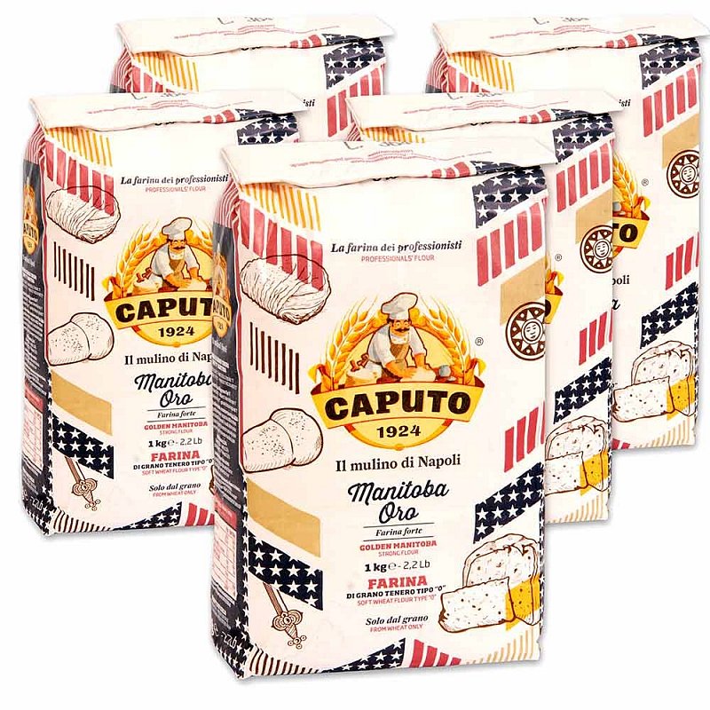 Caputo Farina Manitoba 5x1kg Gustini Epicerie Fine