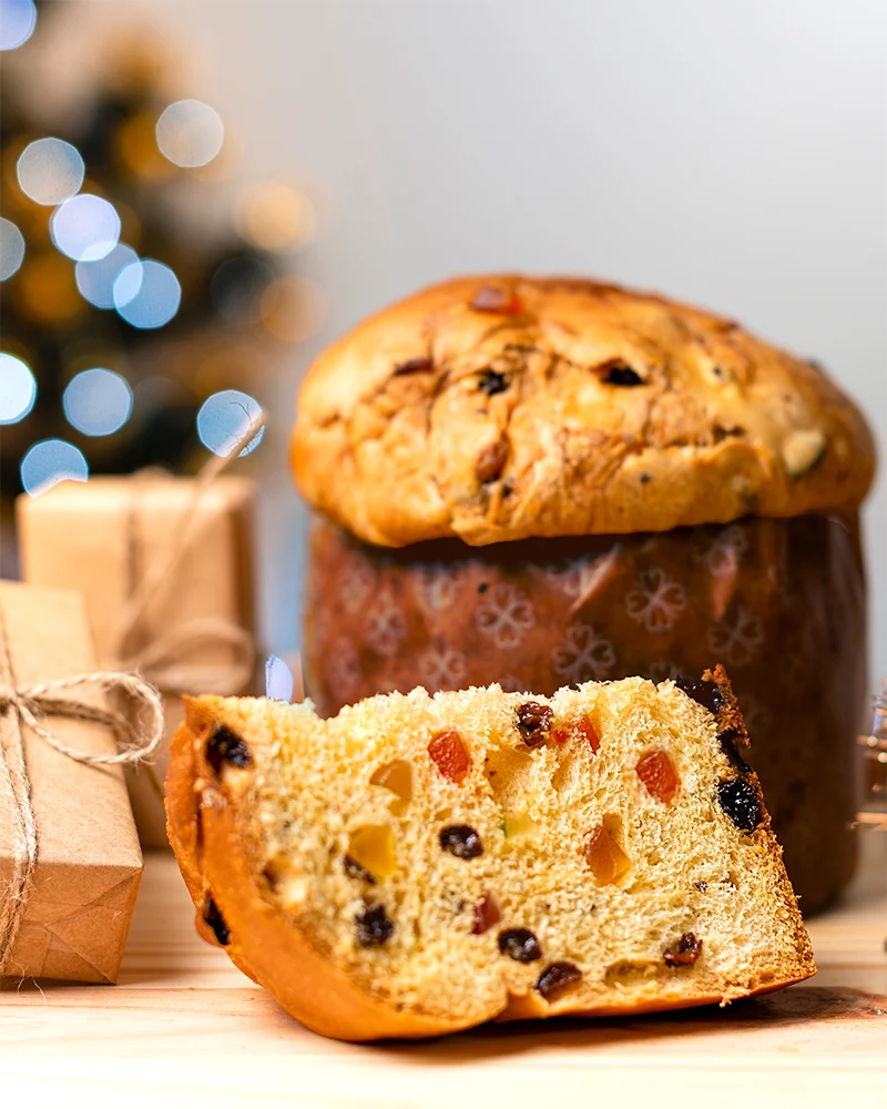 Mini-Panettone mit kandierten Früchten