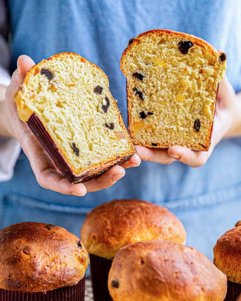 Mini-Panettone Schokolade Birne