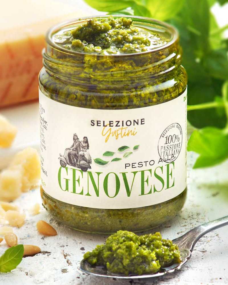 Pesto alla Genovese au basilic Basilikum-Pesto