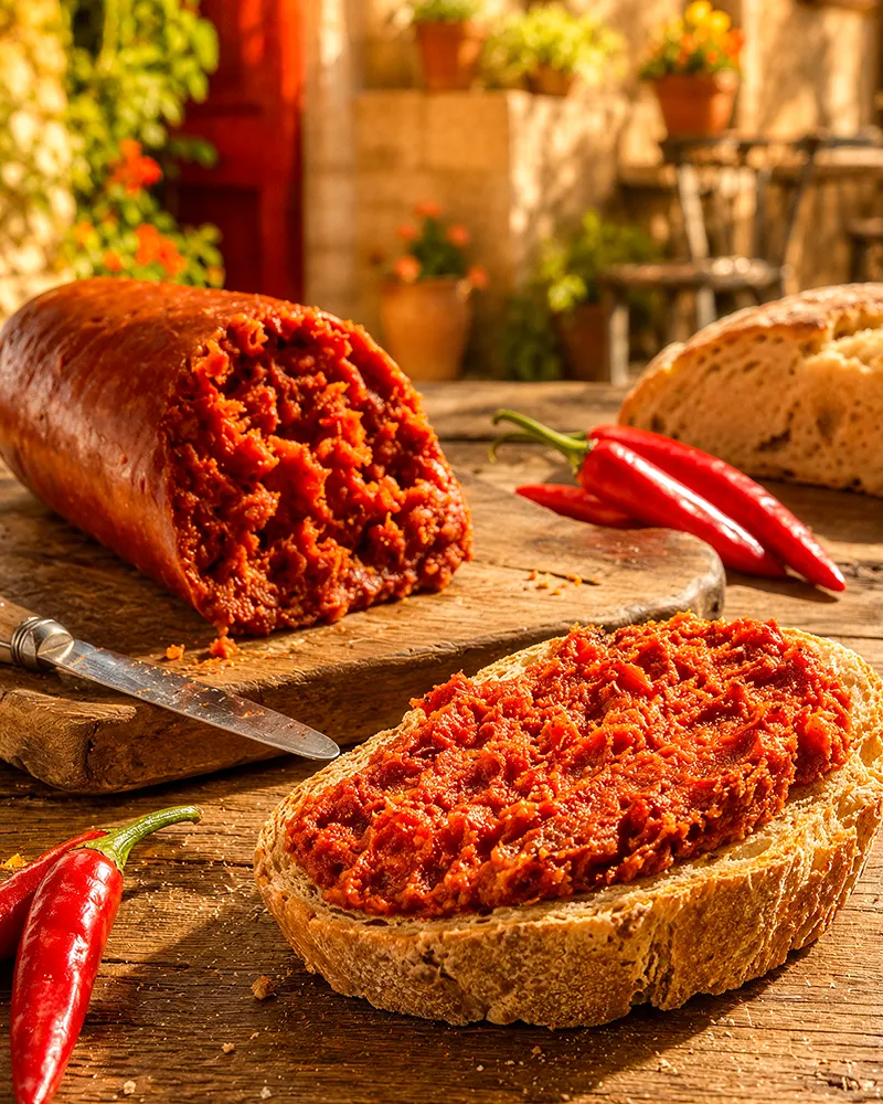 'Nduja - Salami piquant à tartiner