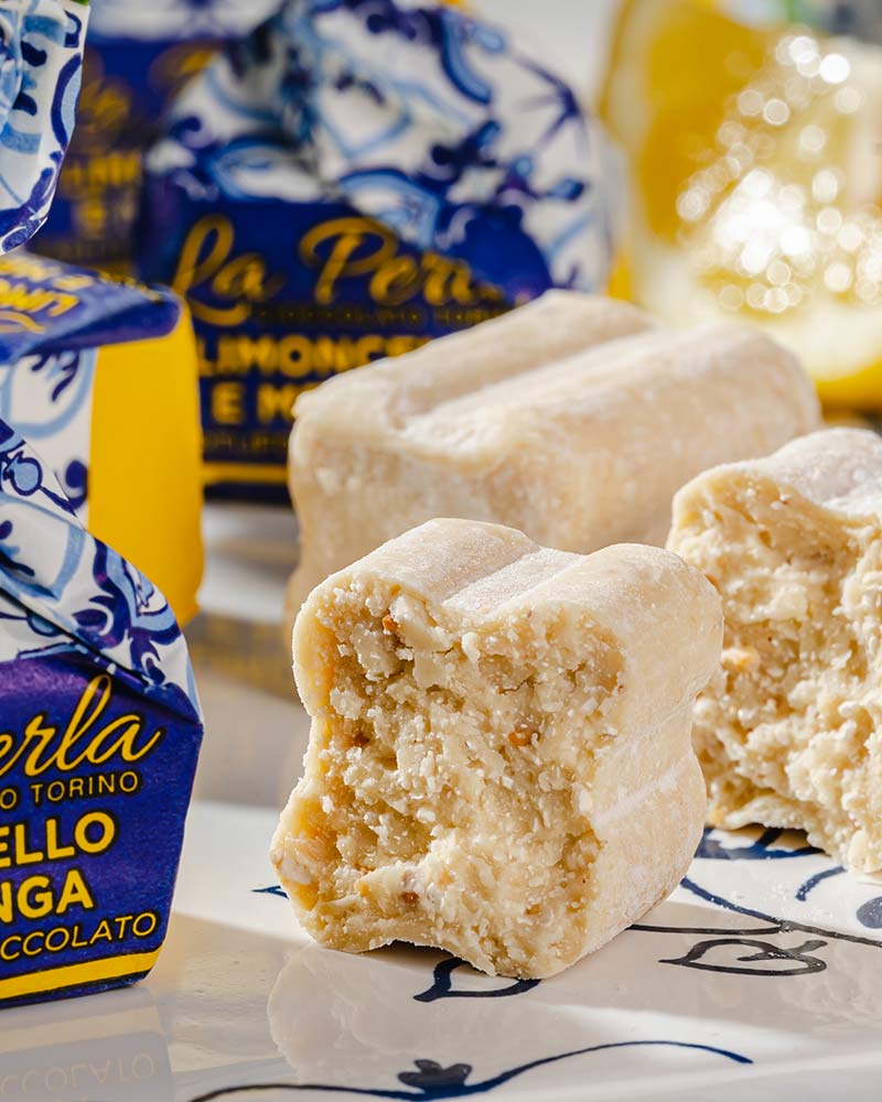 Tartufi - Limoncello – mit Schokoladenstücken