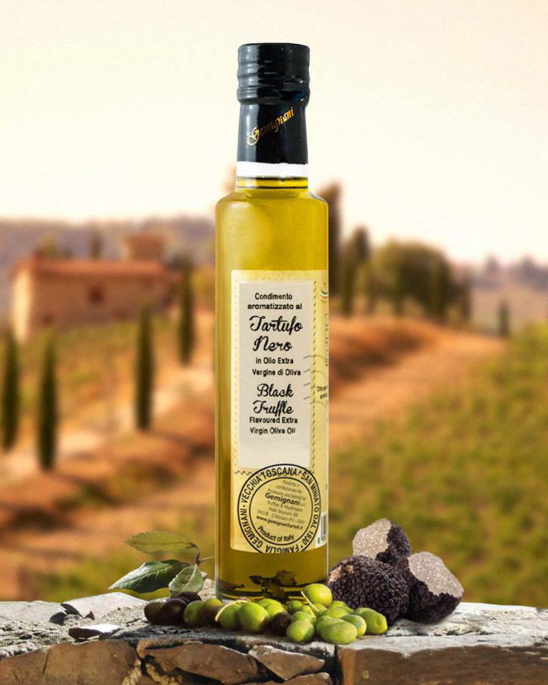 Trüffelöl - mit schwarzem Trüffel Trüffelöl - mit schwarzem Trüffel