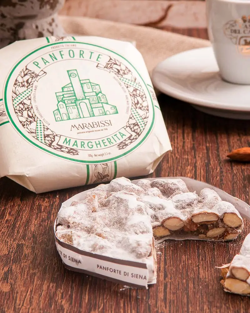 Panforte Margherita 100g – mit passenden Accessoires arrangiert