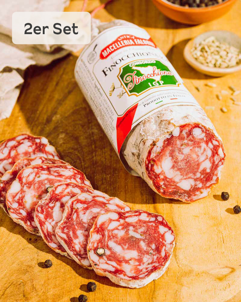 Toskanische Fenchelsalami - 2er Sparset
