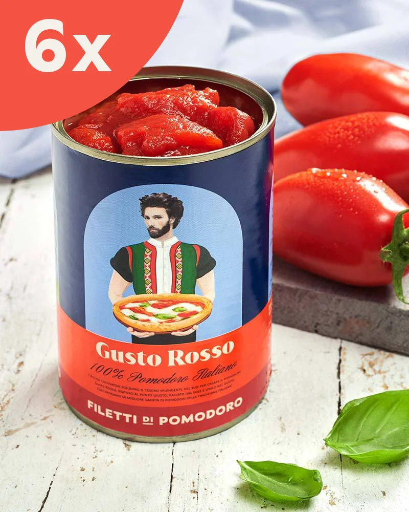 Filets de tomates - Idéals pour vos pizzas - lot de 6