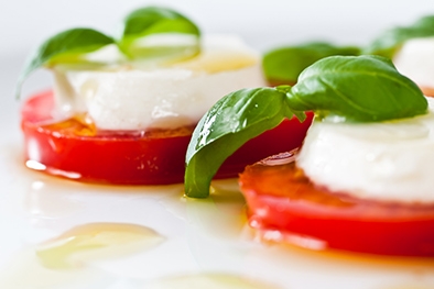 Balsamico Bianco köstlich auf Caprese