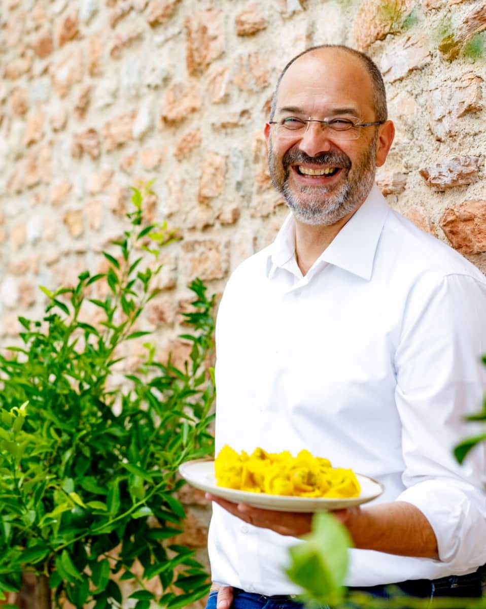 Große Tortellini mit Ricotta und Spinat Große Tortellini mit Ricotta und Spinat